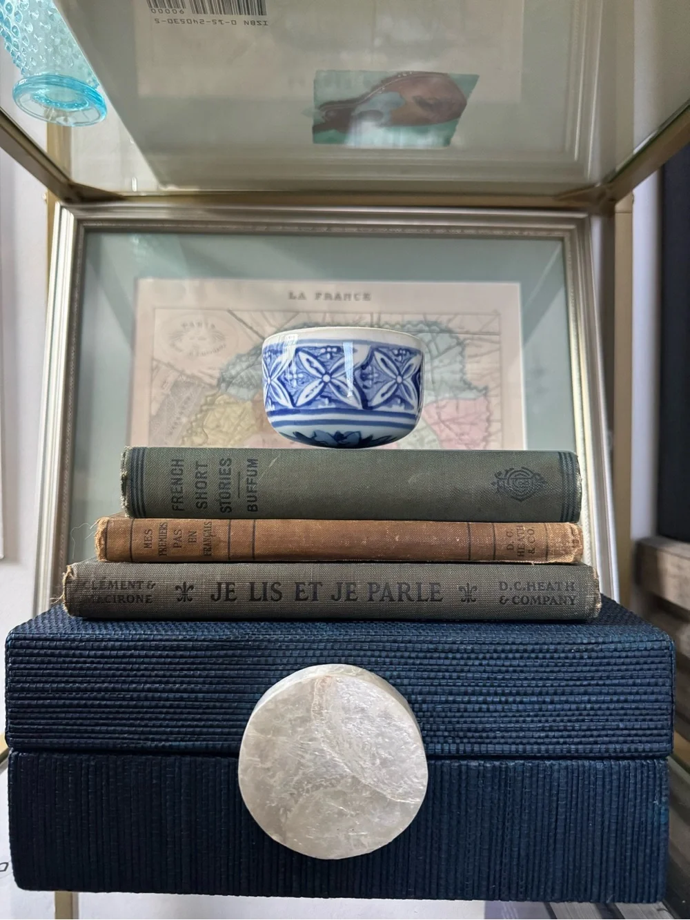 Antique French Book 3-Piece Bundle | 1920s French Literature & Language Books